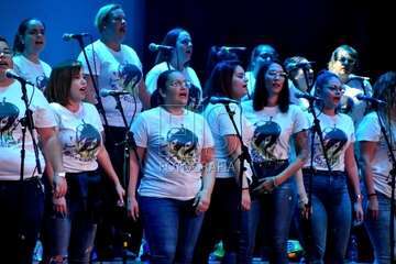 Gala de presentación de Los Biznietos de SaryManchez en Telde (Foto Francisco Javier Santana)